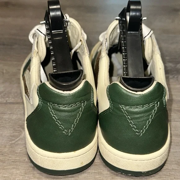 Guess Los Angeles Cream and Green Sneakers - Picture 3 of 4